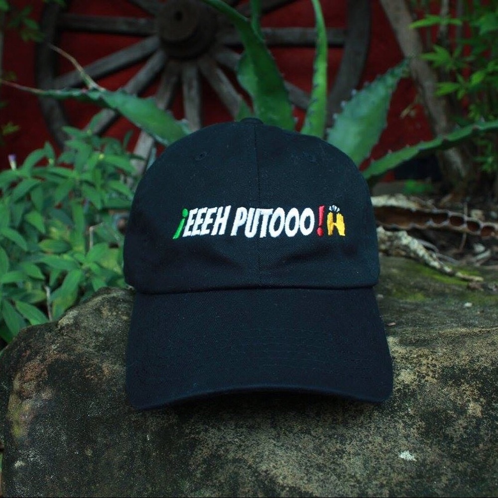 Black Mexico Soccer Cap Male/Female